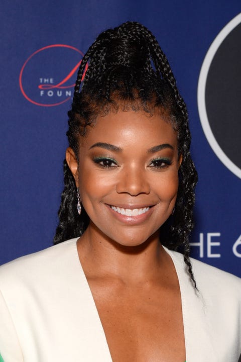 gabrielle union natural hair styles