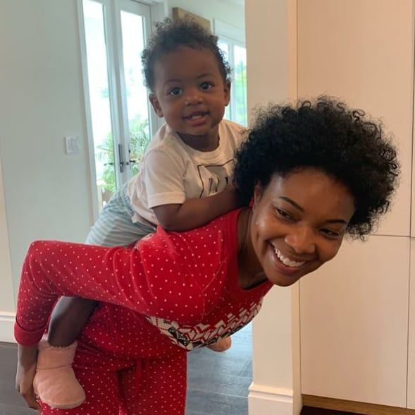 Gabrielle Union Shows Off Her Natural Hair During Home Quarantine