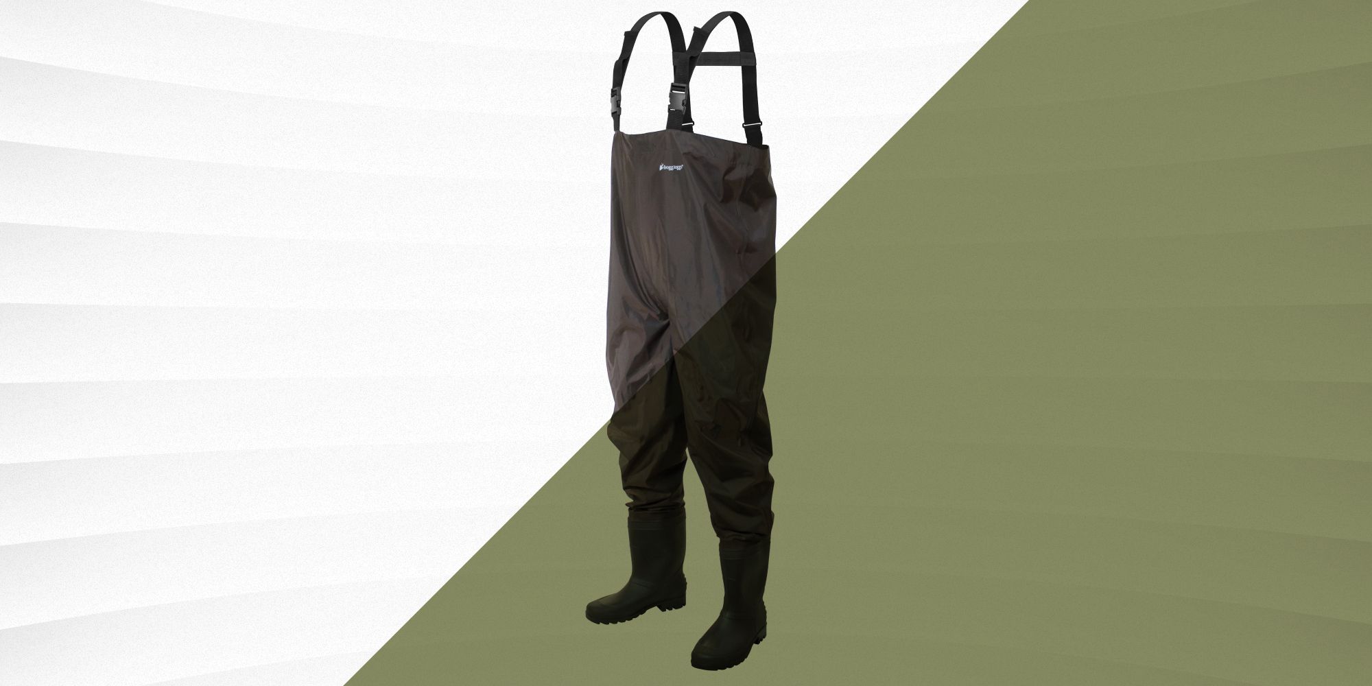 BELLE DURA Fishing Waders Waterproof Lightweight with Boots Nylon Pants PVC Boots Chest Waders for Men Women