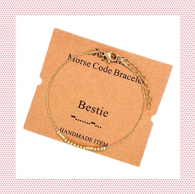 Galentine's Day Gifts - Heart Bath Bombs and Morse Code Bestie Bracelet galentine's day gifts heart bath bombs and morse code bestie bracelet