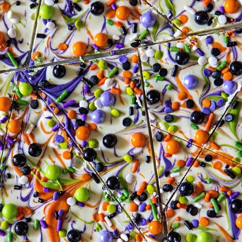 halloween candy bark