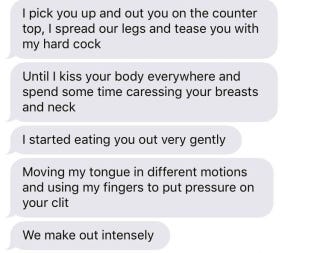 Sexting messages intense Hot Sexting