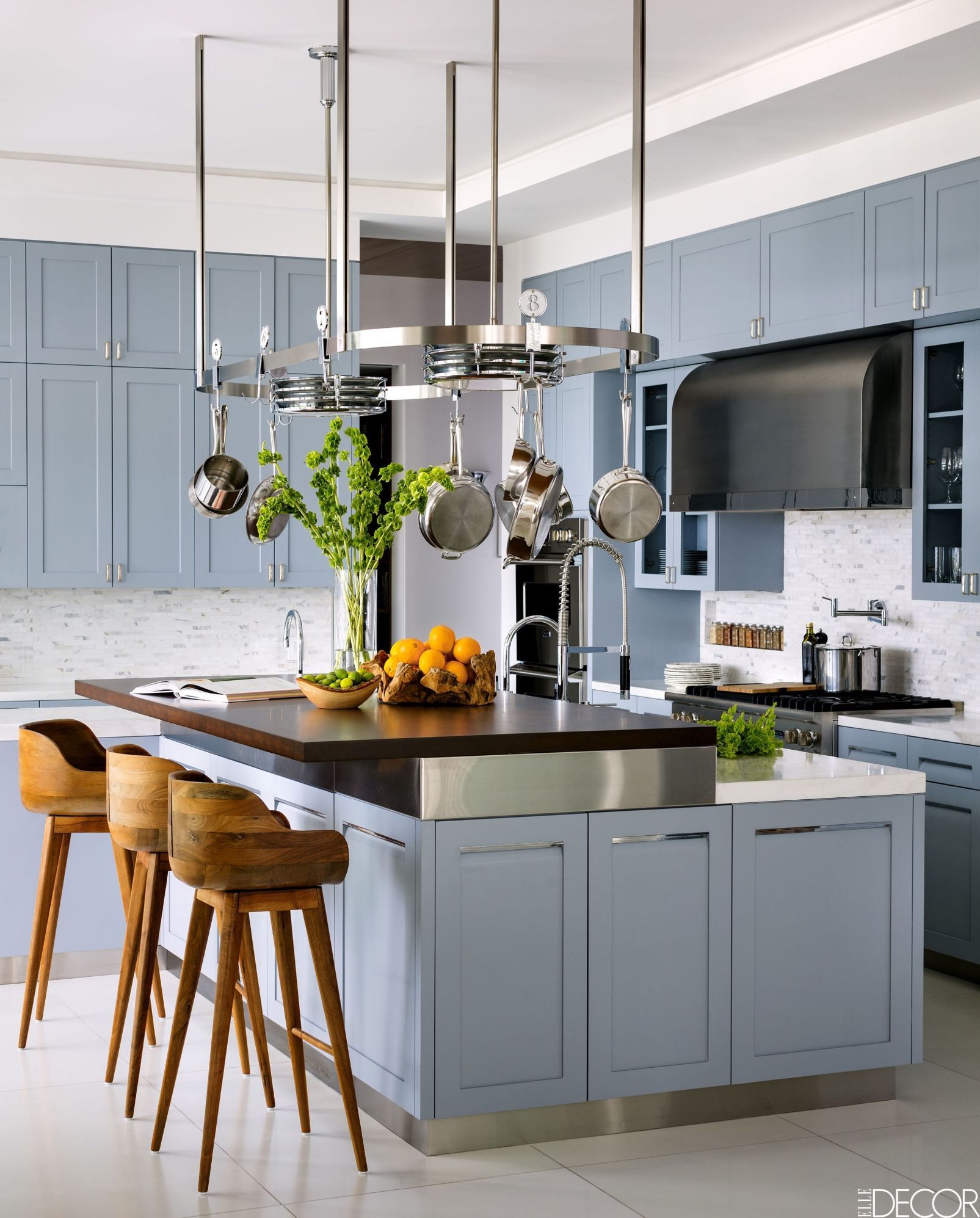 light blue gray cabinets