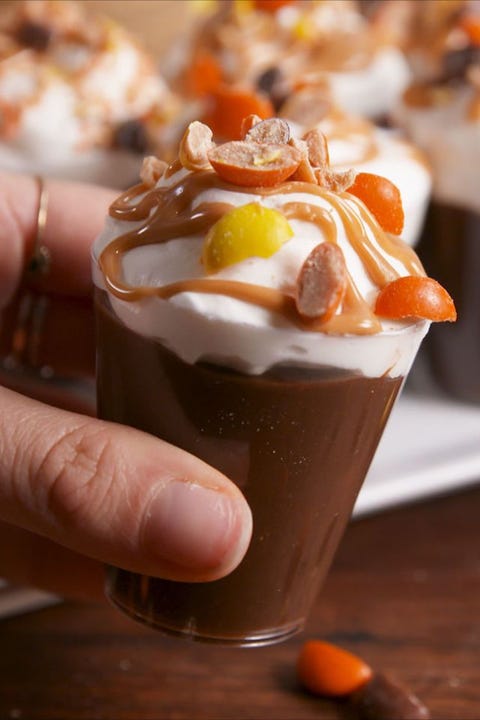 boozy pudding shots