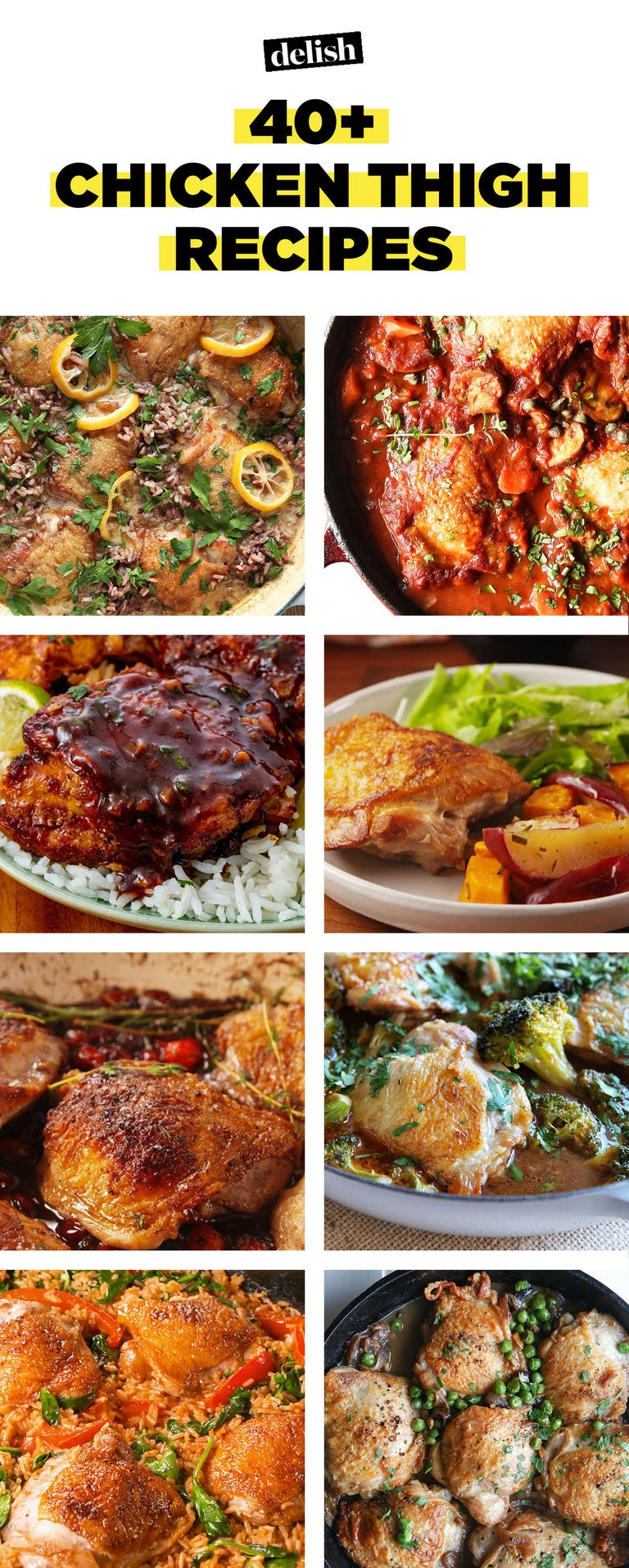 40+ Easy Chicken Thigh Recipes - How to Cook Healthy Chicken Thigh