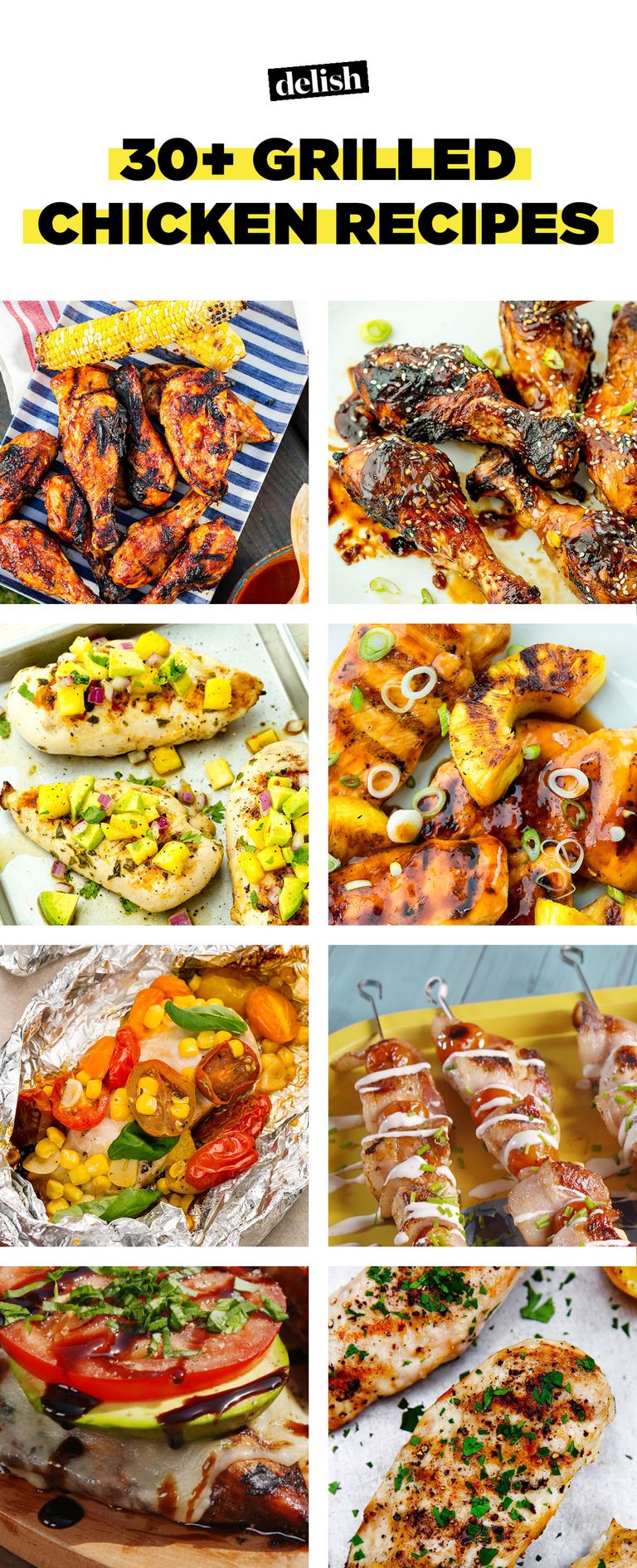 30+ Easy Grilled Chicken Recipes - How to Grill Chicken Breast — Delish.com