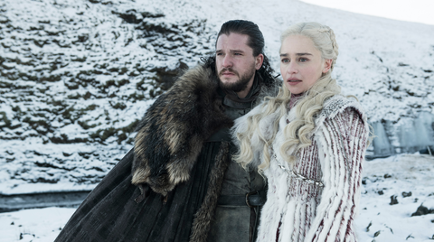 Game of Thrones season 8: Jon Snow (Kit Harington) and Daenerys (Emilia Clarke) Game of Thrones season 8: Jon Snow (Kit Harington) and Daenerys (Emilia Clarke)