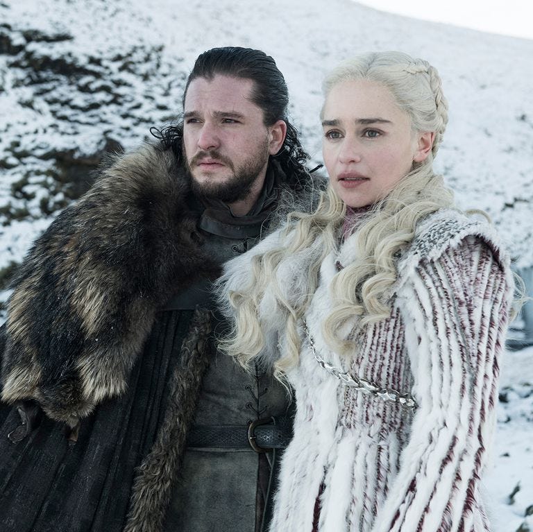 Jon Snow dan Daenerys Targaryen 