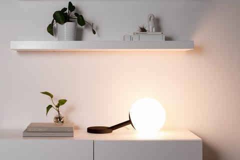 gantri 3d-printed float table lamp wall light