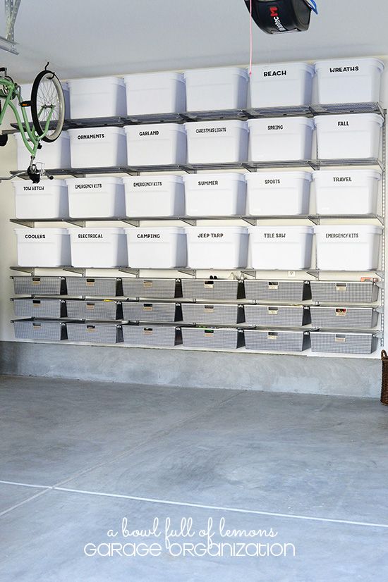 12 Garage Storage Ideas How To, How To Organize Garage Shelves