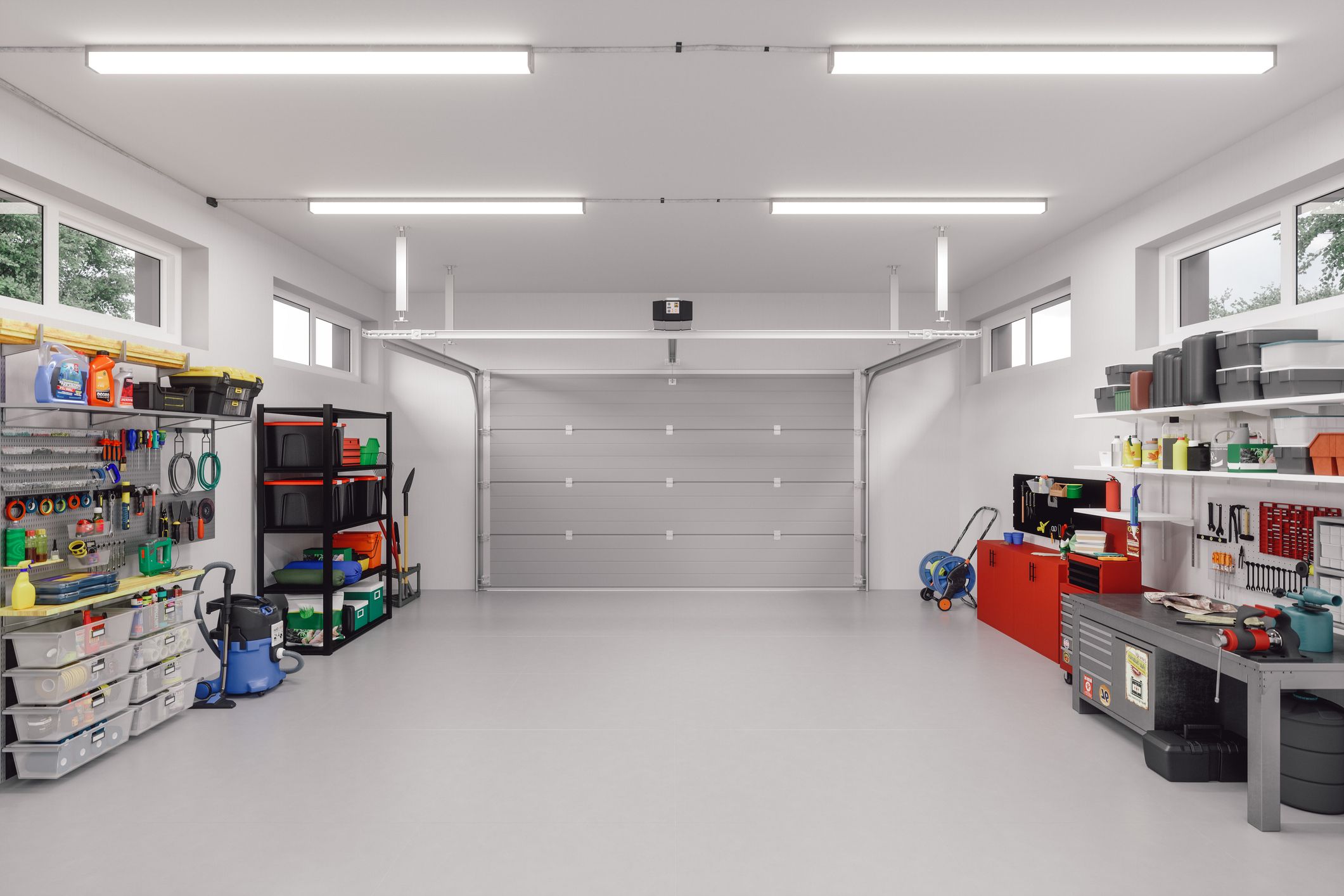 Wall Mounted DIY Organiser Unit Storage Set Garage Bin Plastic Trays Tool Screws 