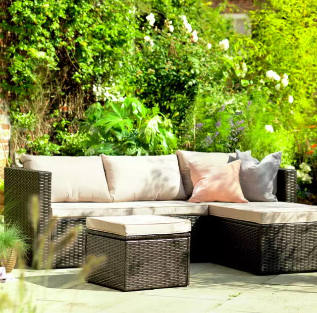 Outdoor Sofa 21 Best Garden Sofas Corner And Sets - Evre Outdoor Rattan Garden Love Bed Furniture Set Patio Conservatory
