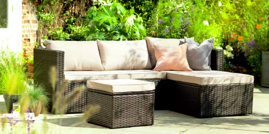 Outdoor Sofa Best Garden Corner And Sets - Rattan Garden Furniture In Stock Now Uk
