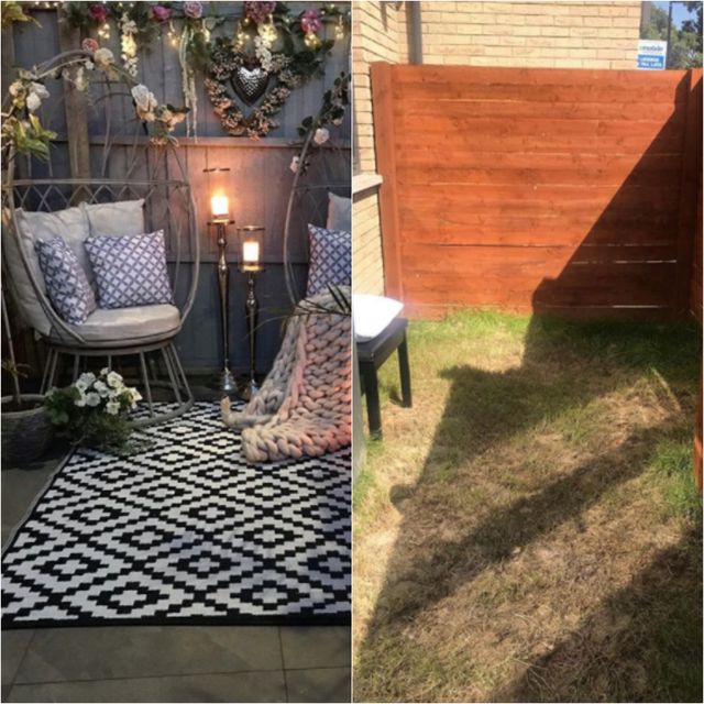 Before After Photos Woman Transforms Small Garden For 300
