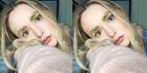 Flower Garden Eyebrows Are Spring's Most Delightful And Ridiculous Brow  Trend