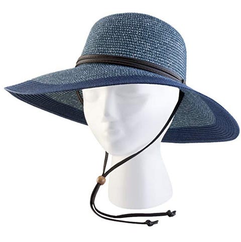 blue braided gardening hat blue braided gardening hat