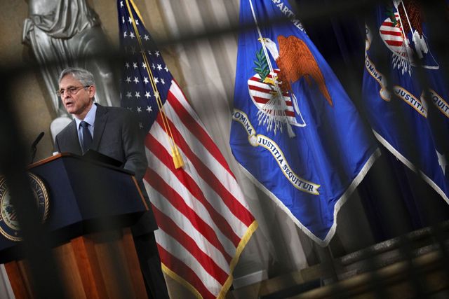 us attorney general merrick garland delivers remarks on voting rights at the us department of justice in washington, dc on june 11, 2021 photo by tom brenner  pool  afp photo by tom brennerpoolafp via getty images