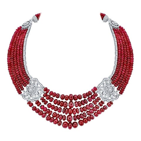 Jewellery, Fashion accessory, Necklace, Body jewelry, Gemstone, Ruby, Jewelry making, Silver, Silver, Bead,