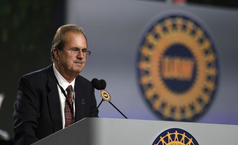 New UAW President Addresses Annual UAW Convention