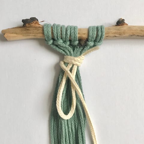 macrame samlingsknute