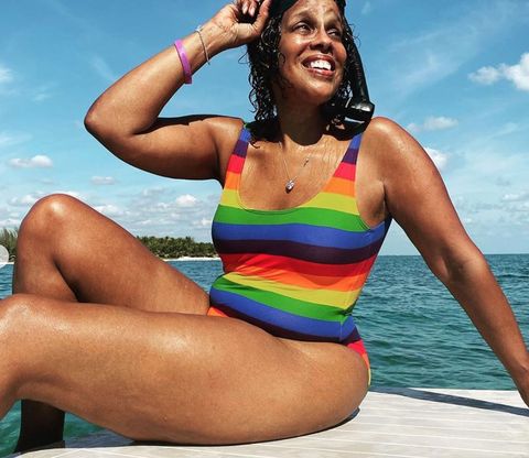 Gayle King Niece Post Bikini Pics Of Cottage Cheese Thighs