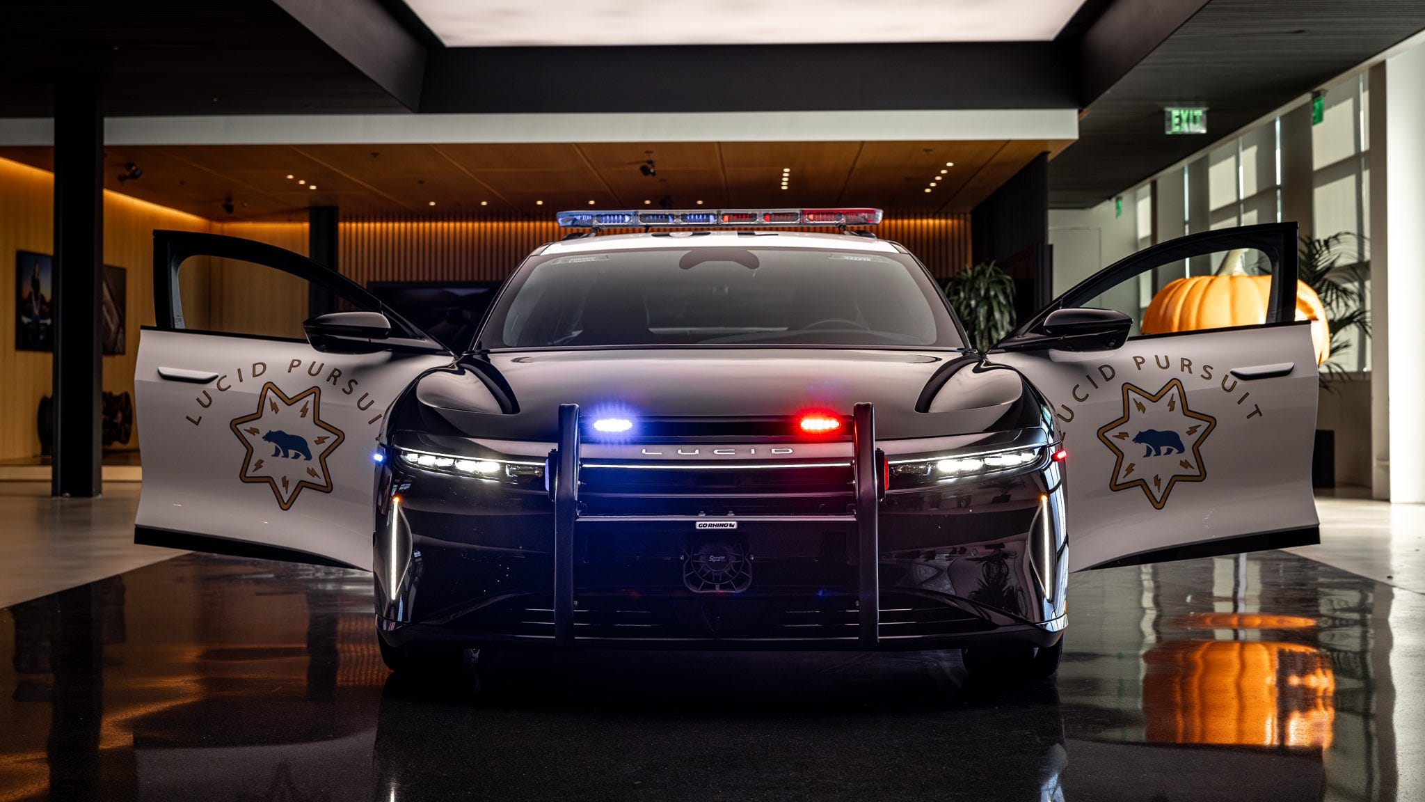 The California Highway Patrol Is Testing Lucid Air Police Cruisers