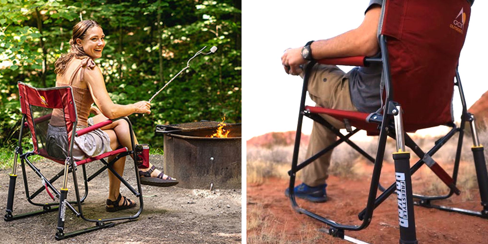 Over 16 000 People On Amazon Are Giving A Thumbs Up To This Portable Outdoor Rocking Chair