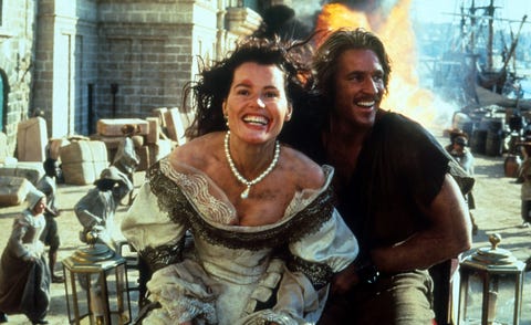 geena davis and matthew modine in 'cutthroat island'