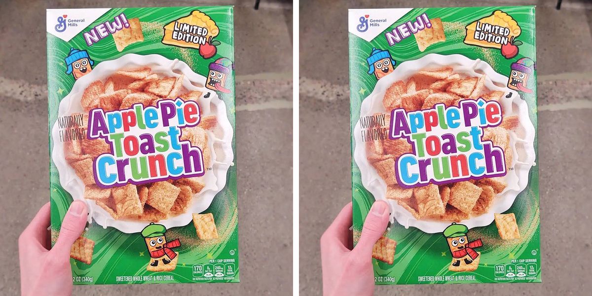 Cinnamon Toast Crunch Cereal Now Comes in an Apple Pie Flavor for the