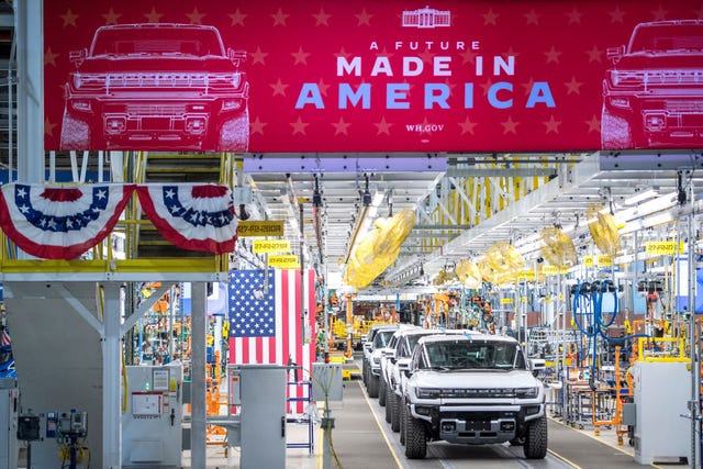 president biden visits gm zero factory in detroit