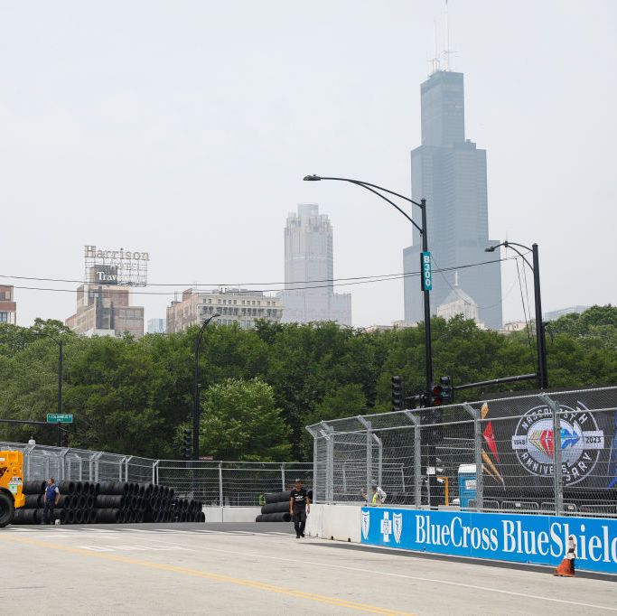 Corvette Owner Caught Sneaking Onto Chicago's New NASCAR Street Circuit for Hot Laps