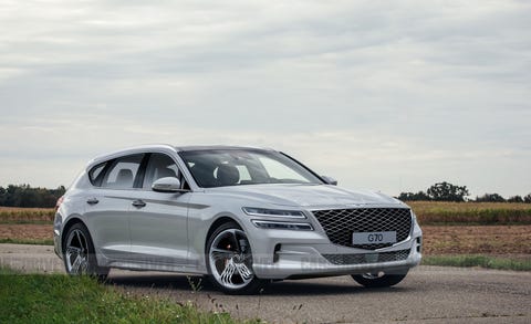 rendering of genesis g70 shooting brake