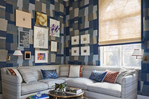 Geometric Wall Paint Ideas For Living Room Atlanta 2022