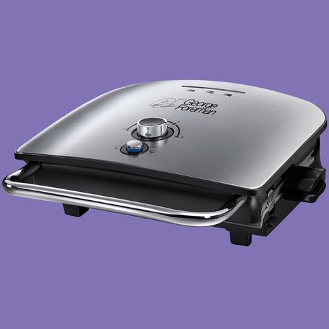 George Foreman Family 5 Portion Silver Grill