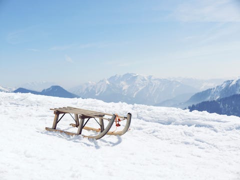 Allemagne, Tegernsee, luge debout sur Wallberg
