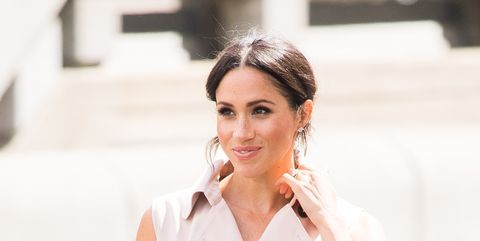 Meghan Markle Wears Nonie Trench Dress at the Nelson Mandela Centenary ...
