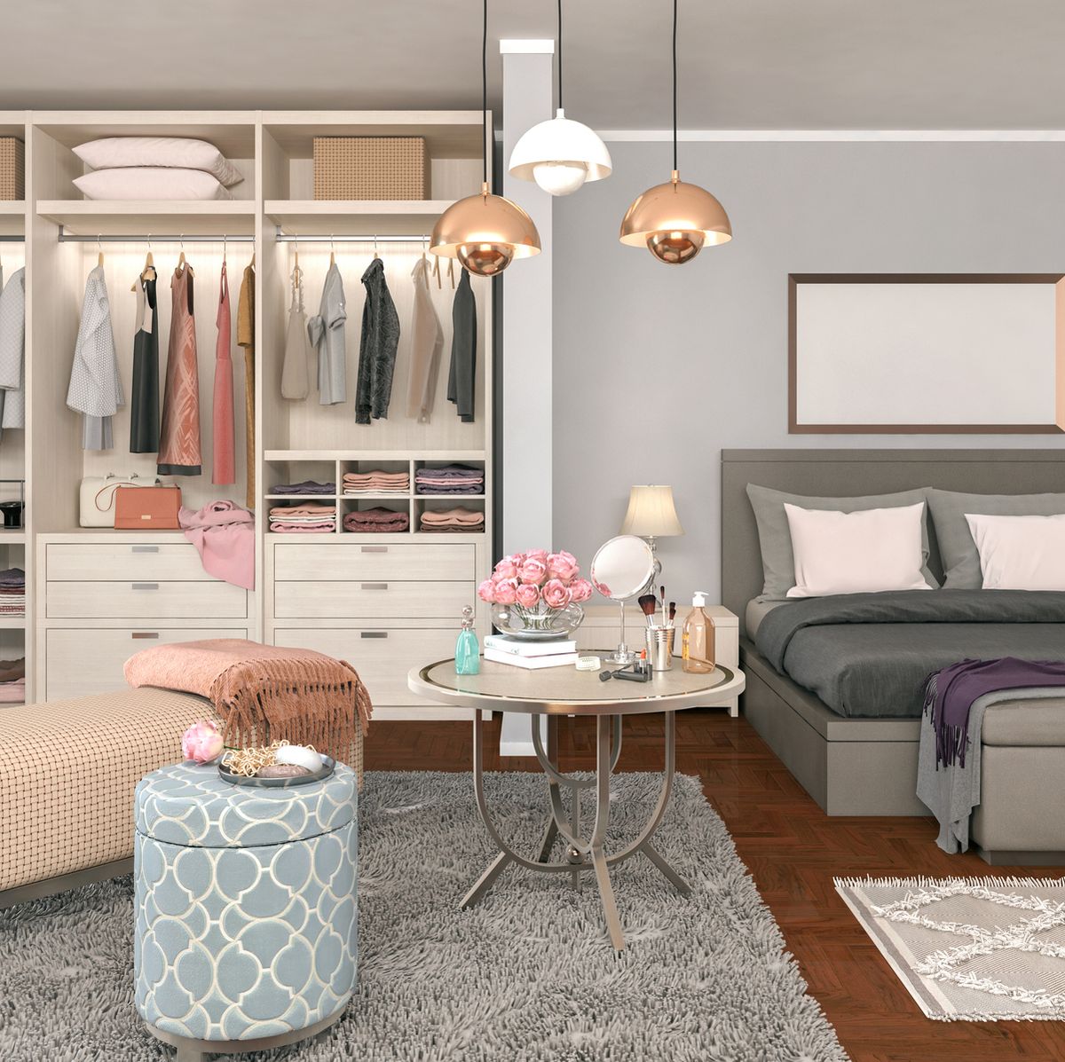  GQSJYM Organizadores de ropa y almacenamiento para muebles de  dormitorio (plástico ABS blanco, plegable sin montaje, estilo moderno y  simple) (color blanco, tamaño: 10-8-1) : Hogar y Cocina