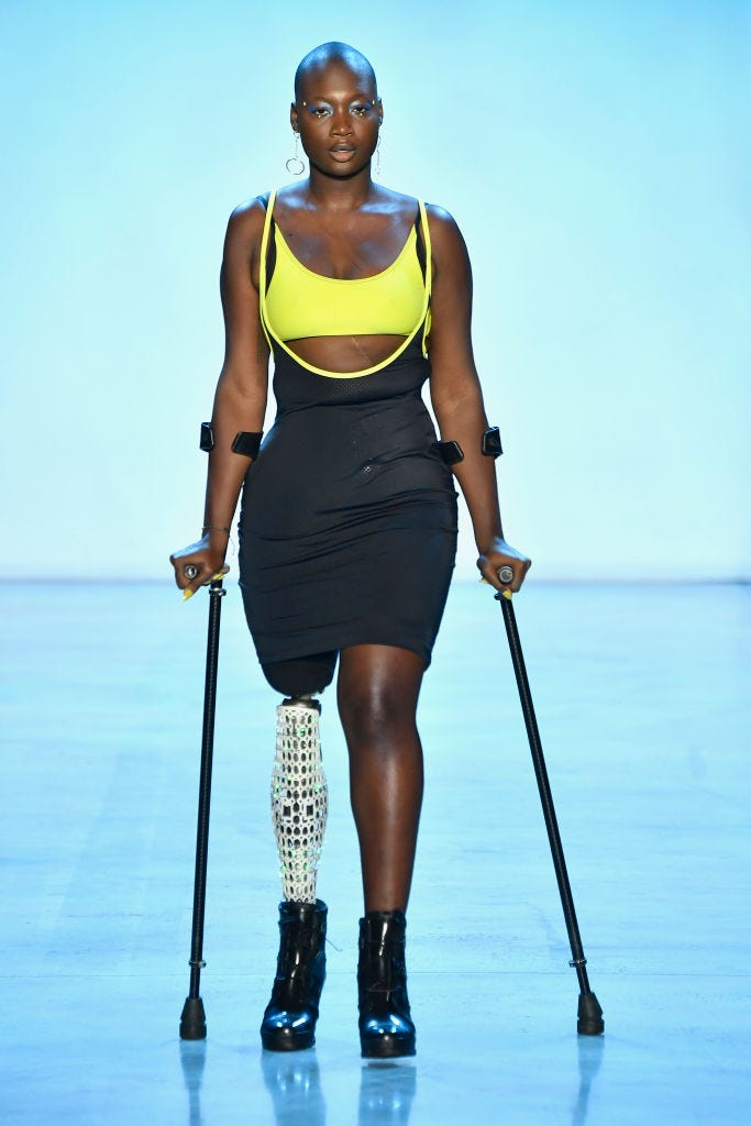 Meet Mama Cax, The Amputee Model Who Just Made Her Debut At NYFW