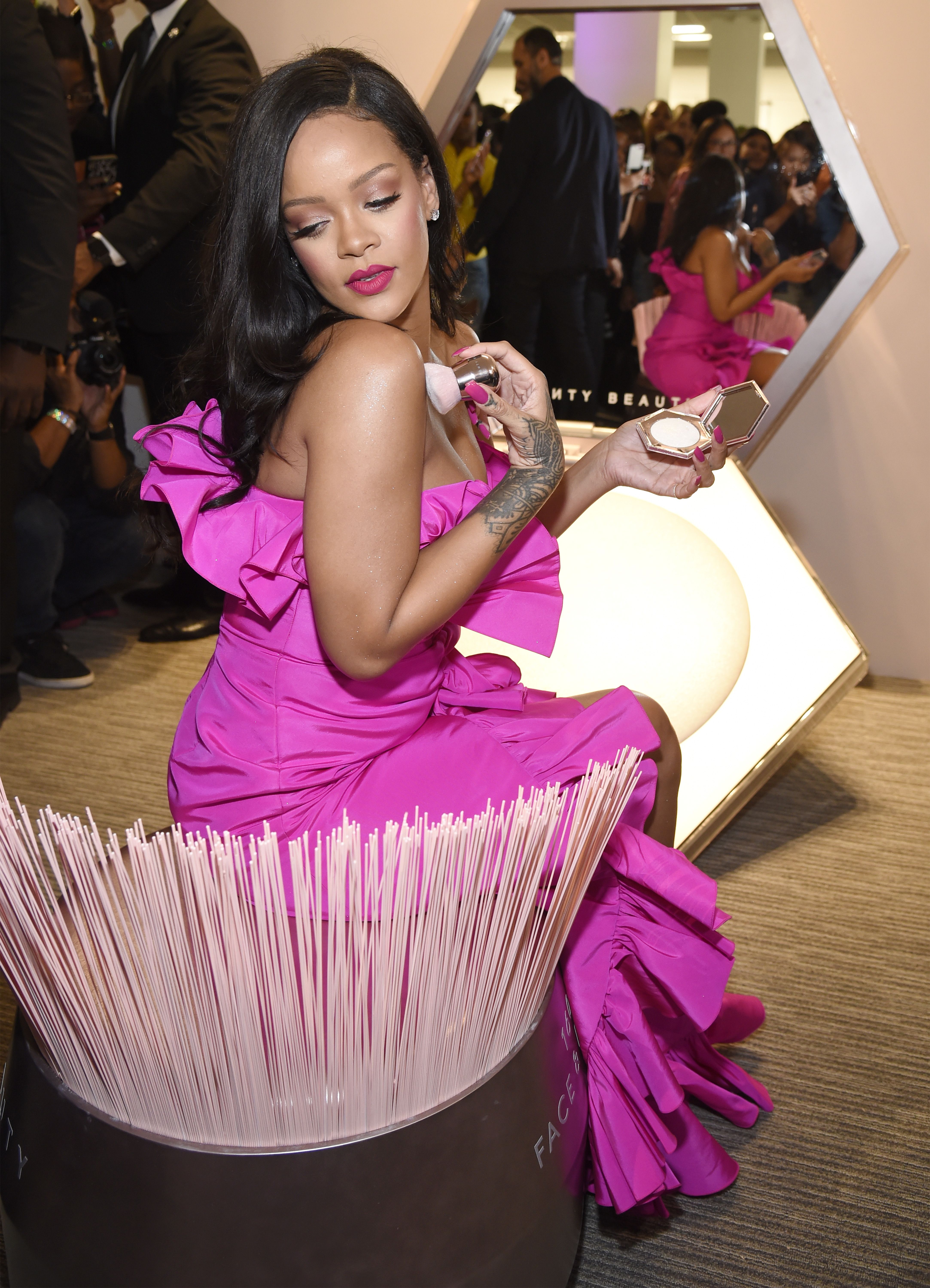 fenty pink dress