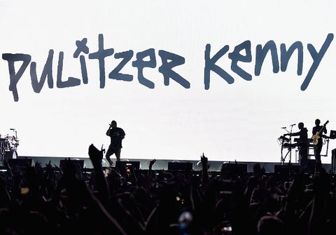 denver, co september 14 kendrick lamar performs on the rock stage during day 1 of grandoozy on september 14, 2018 in denver, colorado photo by jeff kravitzfilmmagic