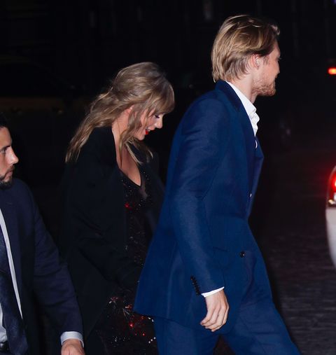 Taylor Swift and her boyfriend Joe Alwyn have been photographed holding hands on a rare public outing