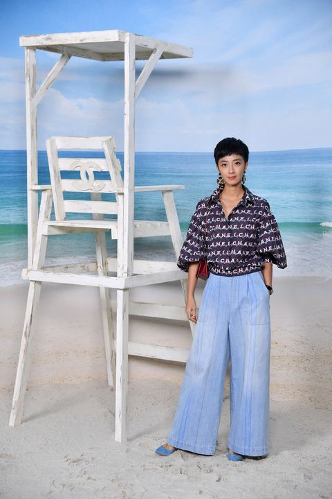 優雅至上的海灘風格 Chanel 19春夏秀場名人穿搭
