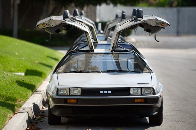 Pojazd lądowy, Pojazd, Samochód, Delorean dmc-12, Coupé, Samochód klasyczny, Sedan, Samochód sportowy,