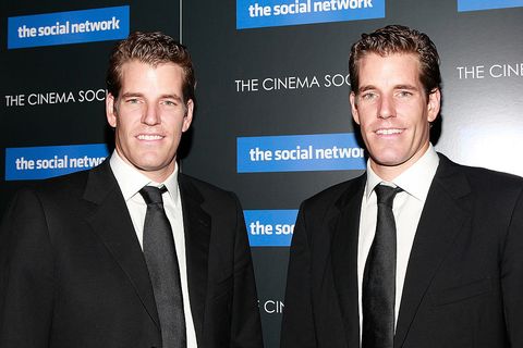 new york september 29 twins cameron winklevoss and tyler winklevoss attend columbia pictures and the cinema societys screening of the social network at the school of visual arts theater on september 29, 2010 in new york city photo by charles eshelmanfilmmagic