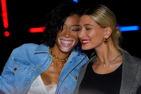 Winnie Harlow Hailey Baldwin Winnie Harlow Hailey Baldwin
