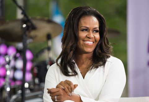 Michelle Obama 2018 White Suit