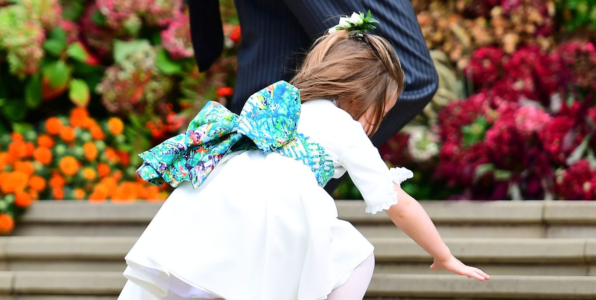 Princess Charlotte Fell on the Steps on Her Way Into Princess Eugenie’s Royal Wedding