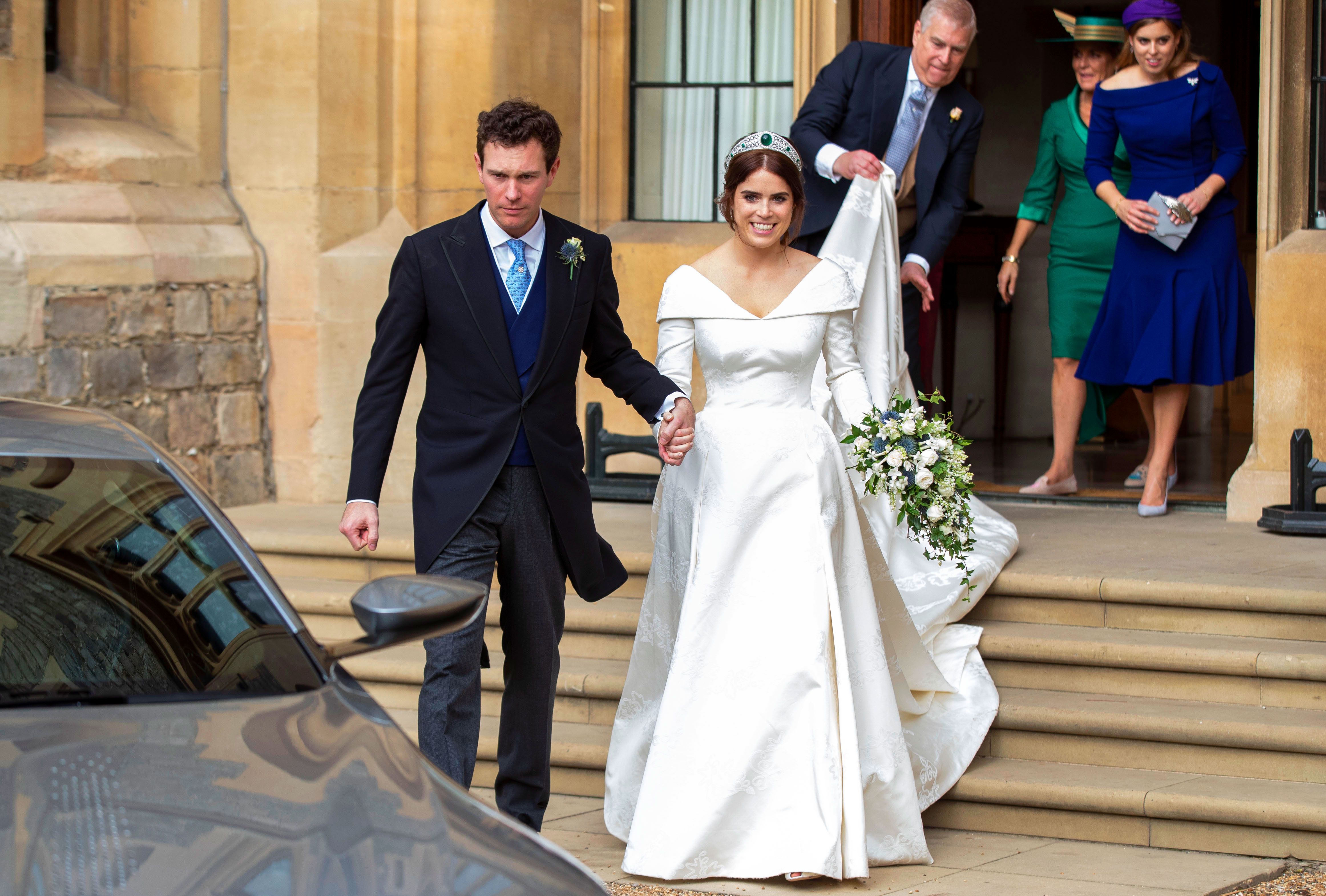 Princess Eugenie Skipped A Second Wedding Dress And Wore Her Peter Pilotto Gown To The Reception