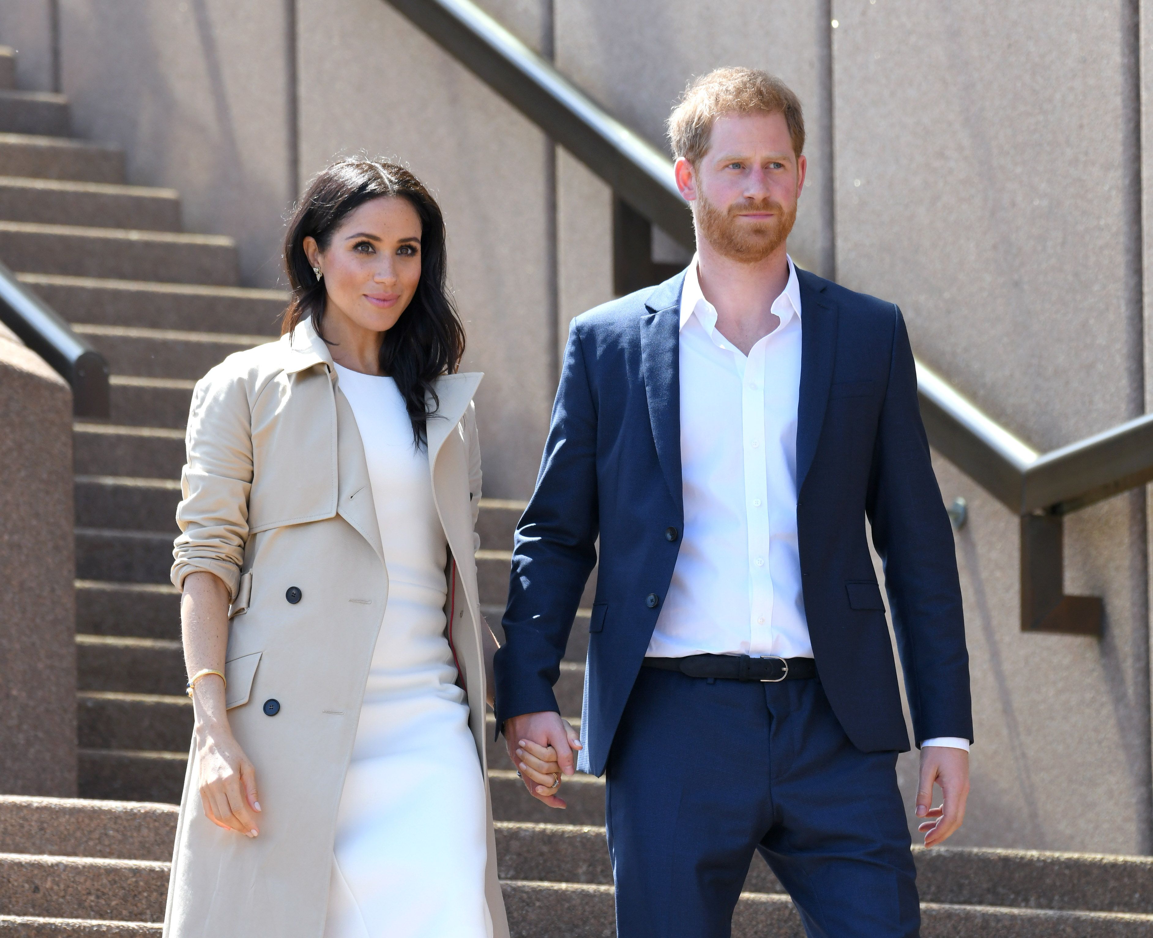 Meghan Markle Wore A J Crew Coat For A Walk With Prince Harry