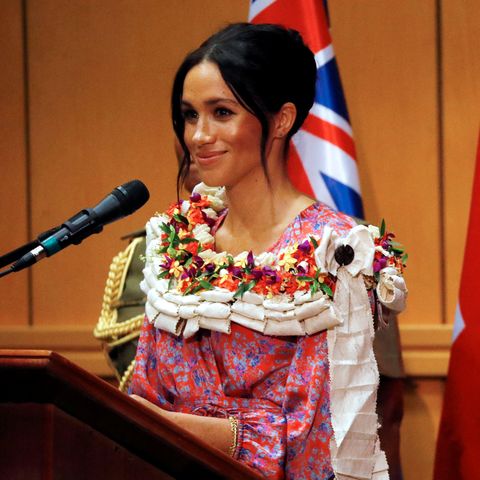 Meghan Markle at the University of South Pacific in Fiji